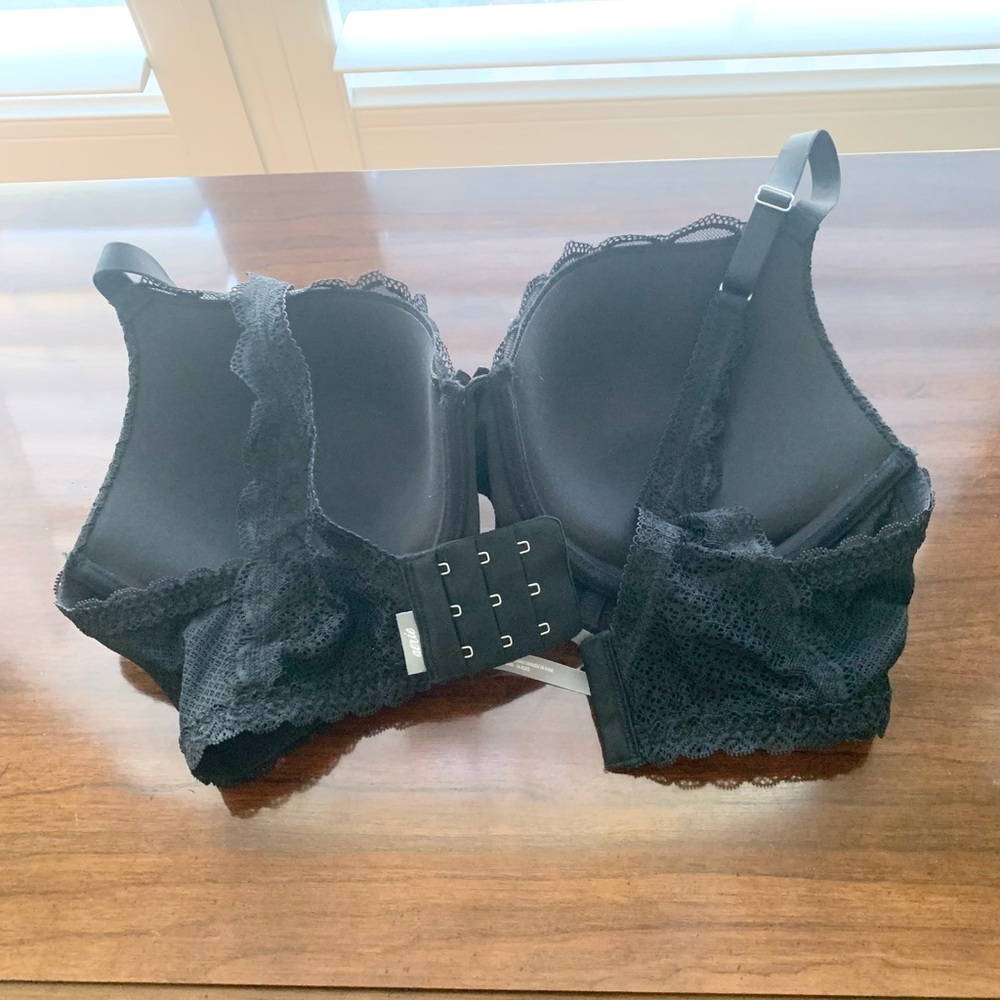 Aerie Black Lace Underwire Bra 34DDD - Picture 2 of 3